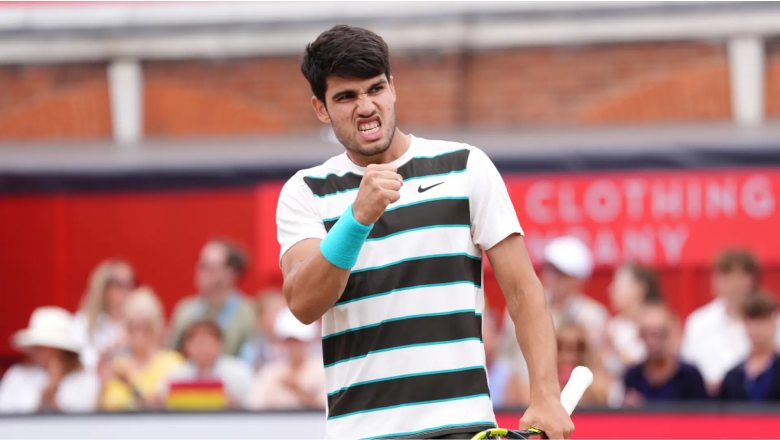 Alcaraz won 3 consecutive tournaments, running perfect for Wimbledon 2025 - Photo 2