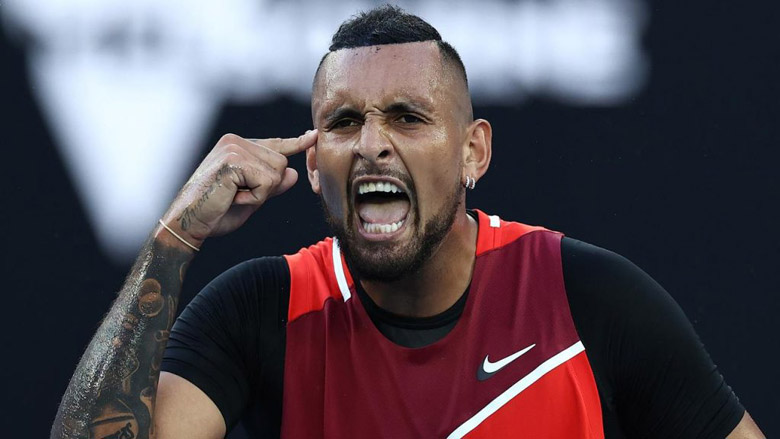 Winning the match in round 1/16 Australian Open, Nick Kyrgios was threatened to fight - Photo 2