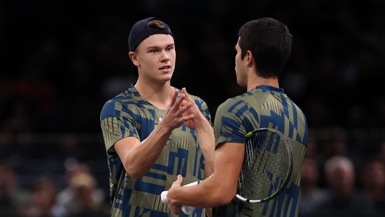 Alcaraz gave up due to injury, Rune won tickets to the semi -finals of Paris Masters - Photo 3