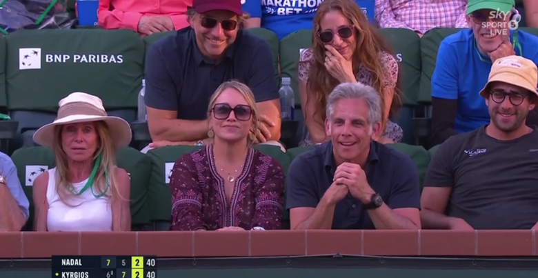 Kyrgios is aggressive with Hollywood actor in the defeat of Nadal - Photo 2