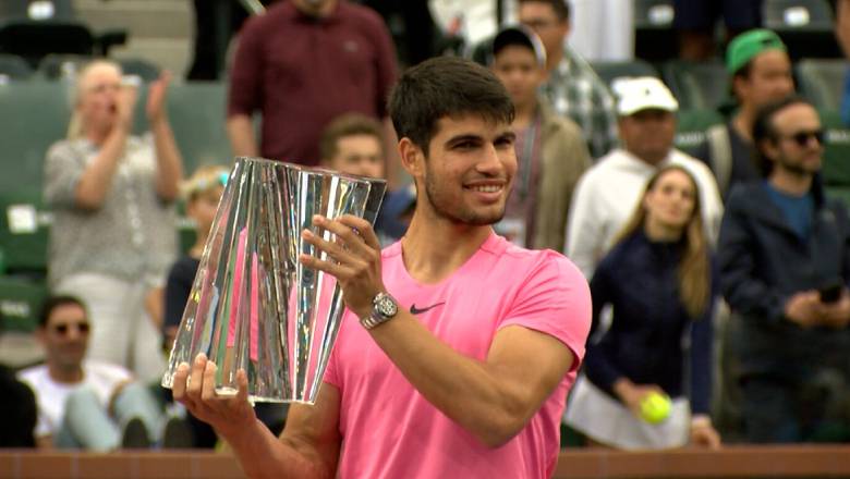 Alcaraz cut Medvedev's victory series, the Indian Wells Masters 2023 - Photo 1
