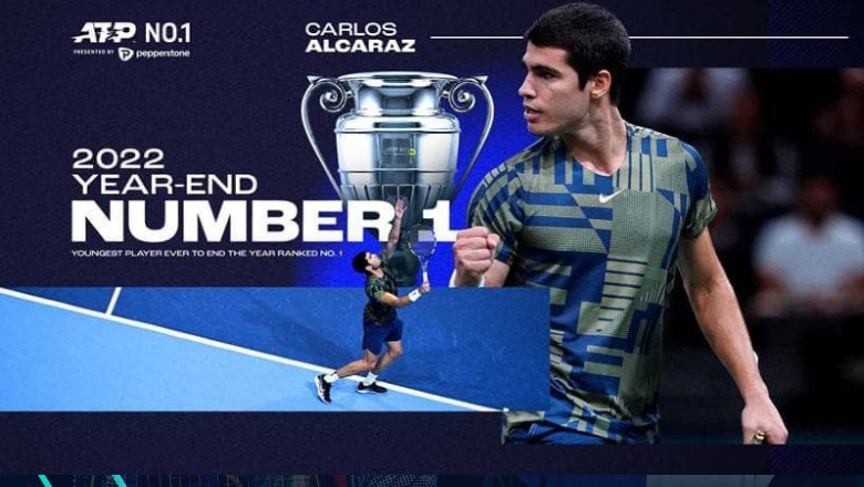 Alcaraz ended in 2022 with the No. 1 ATP, going into the history of the world tennis - Photo 2