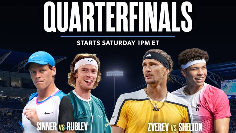 Cincinnati Open Tennis calendar on August 18: Sinner Rublev in the quarterfinals - Photo 1