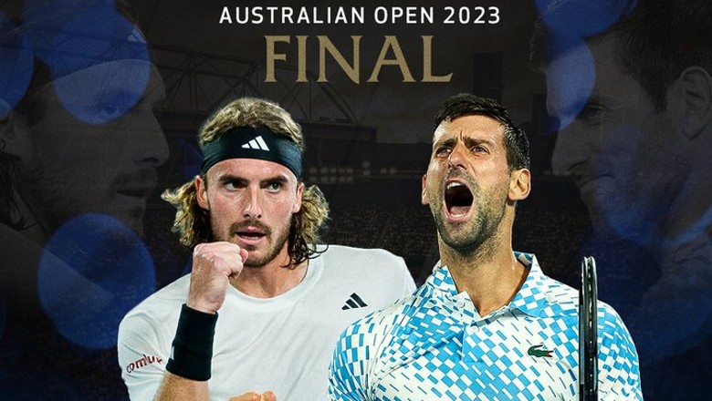 Djokovic vs Tsitsipas tennis, Australian finals - 15:30 on January 29 - Photo 1