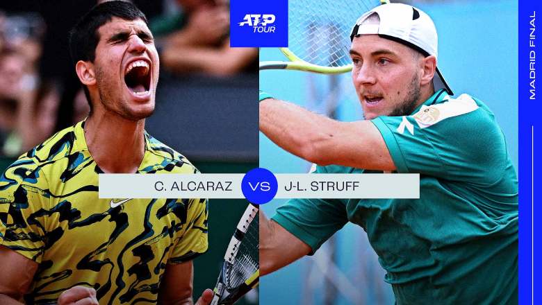 ADDRESS ALCARAZ vs Struff, Madrid Open Final - 23:30 on 7/5 - Photo 1