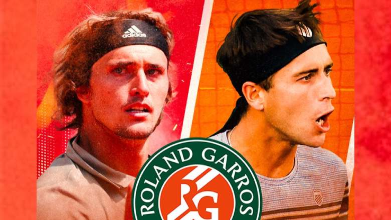 Comments Tennis Zverev vs Etcheverry, Quarterfinals Roland Garros - 20:00 on 7/6 - Photo 1