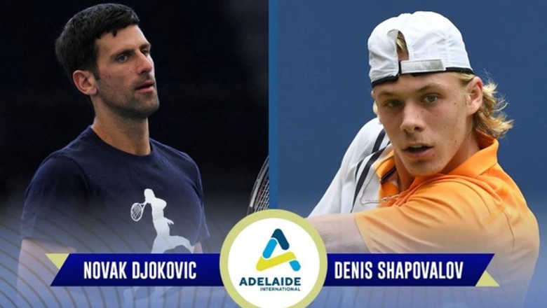 Live Djokovic vs Shapovalov, the quarterfinals Adelaide 1 - 17:00 on 6/1 - Photo 1