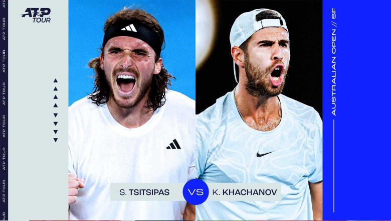 Directly tennis tsitsipas vs khachanov, Australian semi -finals expand - 10h30 on 27/1 - Photo 1