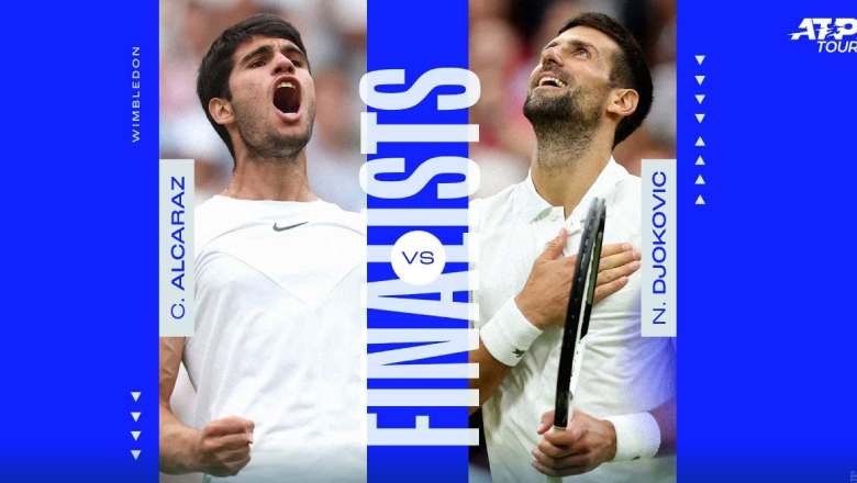 Djokovic vs Alcaraz's tennis, Wimbledon Final - 20:00 on July 16 - Photo 1