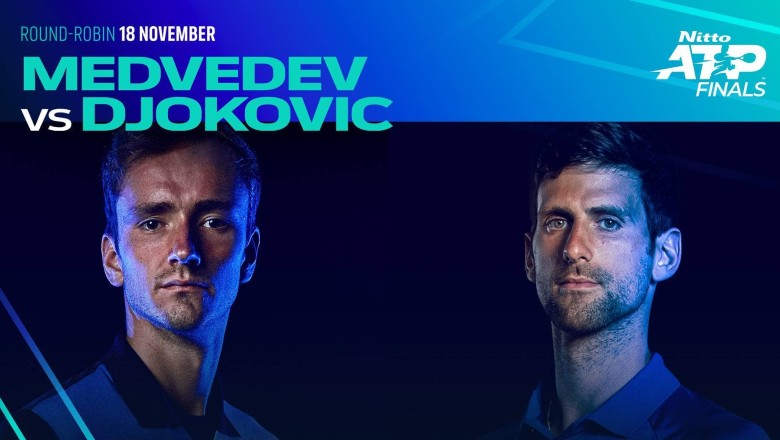 Djokovic vs Medvedev, ATP Finals group stage - 20:00 on January 18 - Photo 1