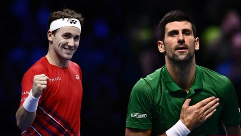 Djokovic vs Ruud tennis, ATP Finals Final - 01:00 on November 21 - Photo 1