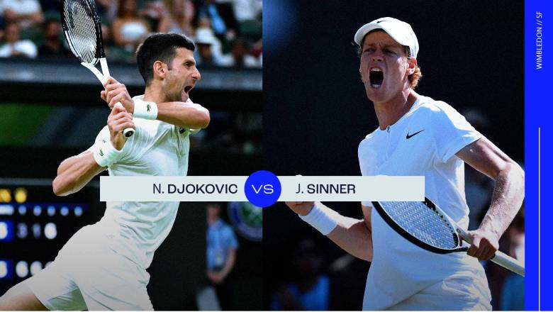 Djokovic vs Sinner, Wimbledon semi -final - 19h30 on 14/7 - Photo 1
