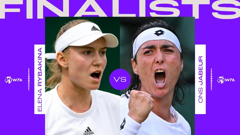 Jabeur vs Rybakina tennis, Wimbledon Final - 20:00 on July 9 - Photo 1