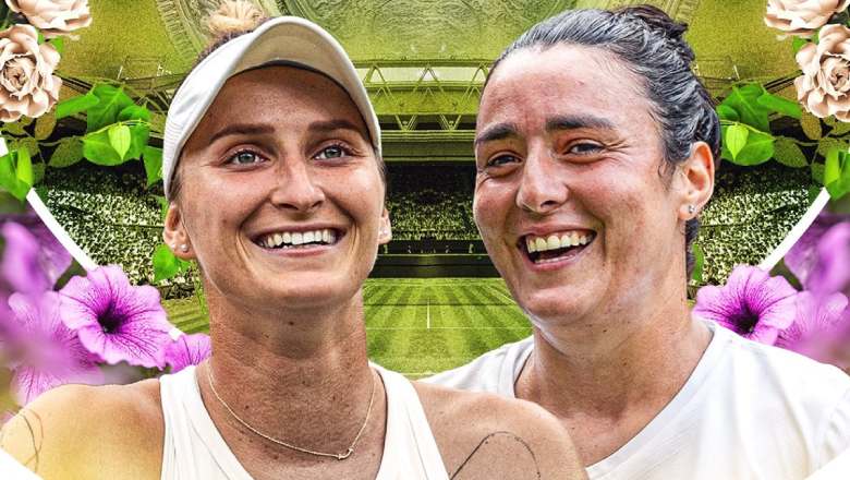Jabeur vs Vondrousova tennis, Wimbledon Final - 20:00 on July 15 - Photo 1