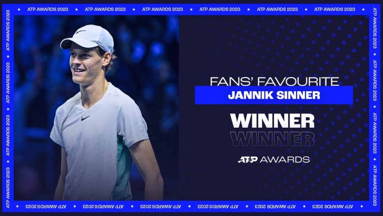 Jannik Sinner won the most popular player in 2023 - Photo 1