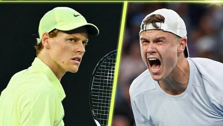 Link to see tennis sinner vs rune, round 4 expanded - 10:00 on January 20 - Photo 1