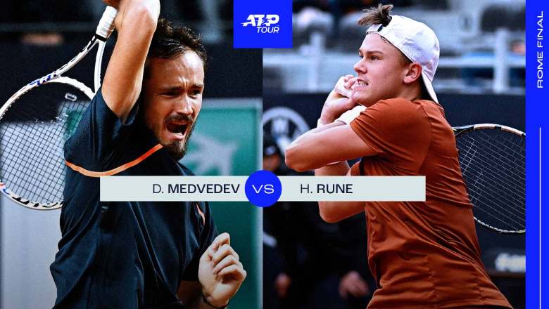 Directly tennis medvedev vs rune, final Rome Masters - 21:00 on 21/5 - Photo 1