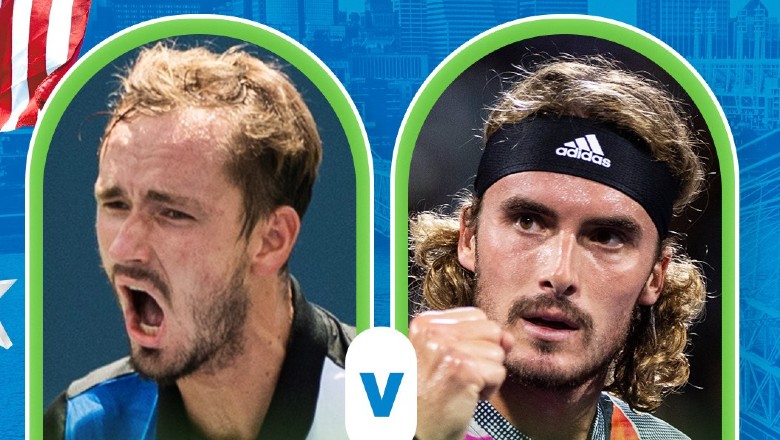 Medvedev vs Tsitsipas tennis, semi -final Cincinnati Masters - 02:00 on August 21 - Photo 1