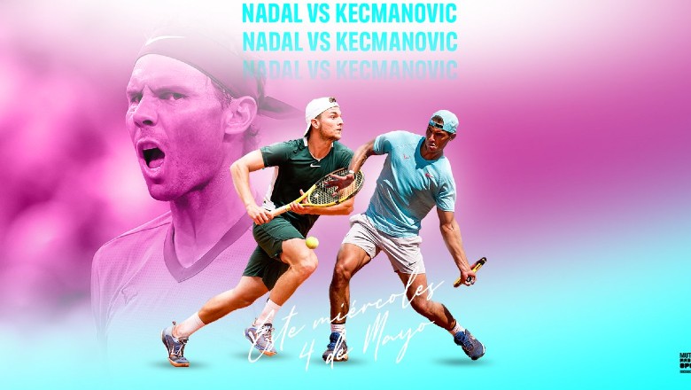 Nadal vs Kecmanovic tennis - Round 2 Madrid Open, 21:00 on 4/5 - Photo 1