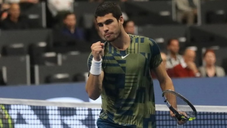 No. 1 in the world Alcaraz won tickets to the quarterfinals of Swiss Open 2022 - Photo 1