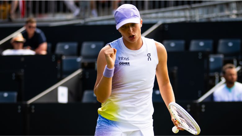 Swiatek reached 300 victory, Osaka was eliminated early at Bad Homburg Open - Photo 1