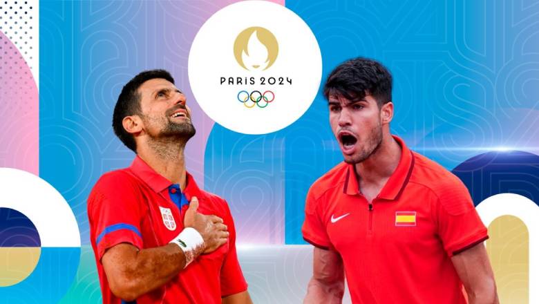 Tennis Olympic Tennis Schedule 2024 Today 4/8: Male Single Final - Djokovic vs Alcaraz - Photo 1