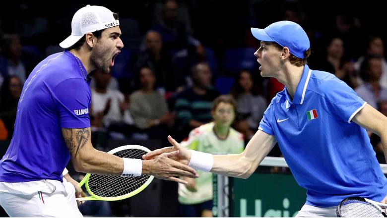 Tennis schedule today 23/11: Semifinal Davis Cup - Italy vs Australia - Photo 1