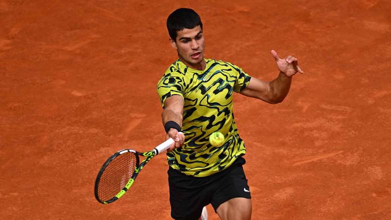Tennis schedule today 26/4: Alcaraz launched at Madrid Open 2024 - Photo 1