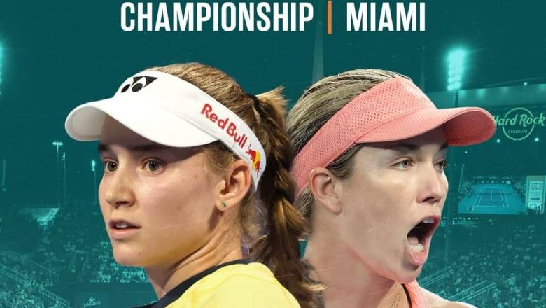 Tennis schedule today 30/3: Women's Women's Miami Open - Collins vs Rybakina - Photo 1