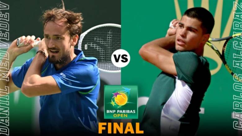 The Schedule of the Indian Wells Masters 2023: When did Alcaraz fight Medvedev? - Photo 1