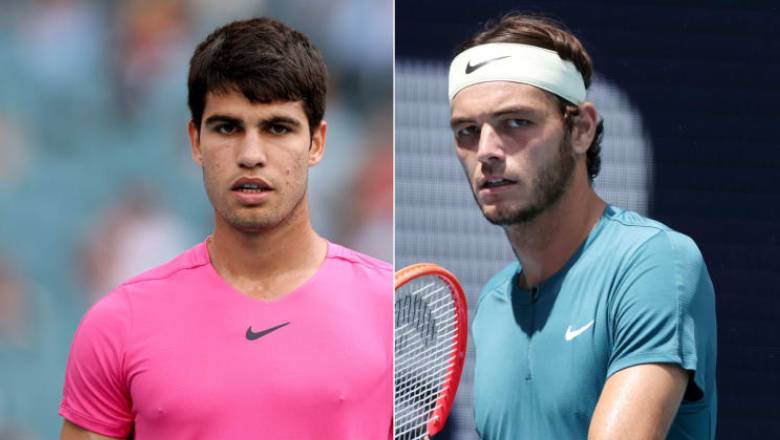 The quarterfinals of Miami Open between Alcaraz and Fritz were scheduled for heavy rain - Photo 1
