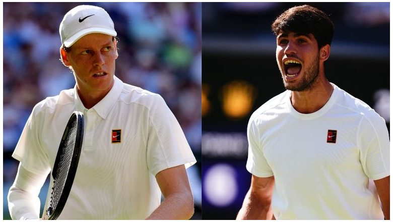 Sinner won Djokovic for the fifth consecutive, reunited Alcaraz in the Wimbledon Final - Photo 2