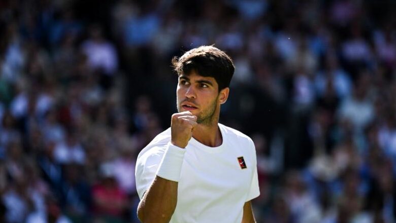 Alcaraz wins the student player, in the 3rd round of Wimbledon 2025 - Photo 1