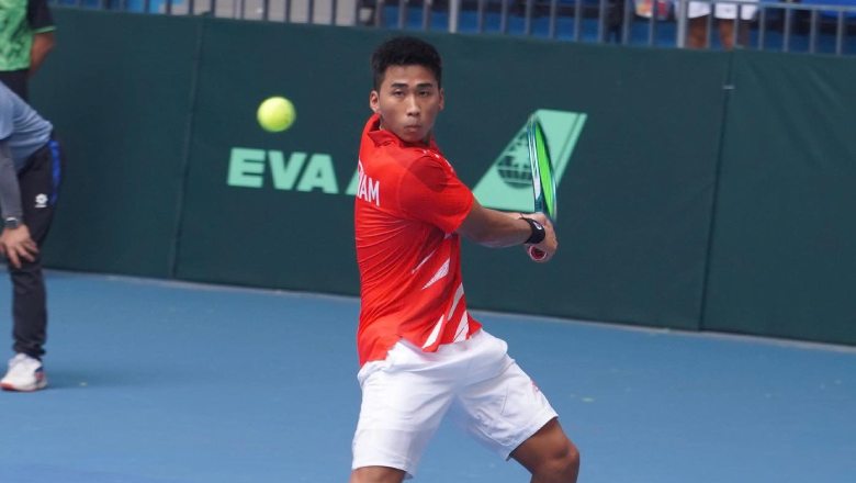 Losing 0-3 Singapore, Vietnamese tennis team must attend the Davis Cup relegation play-off-Photo 1