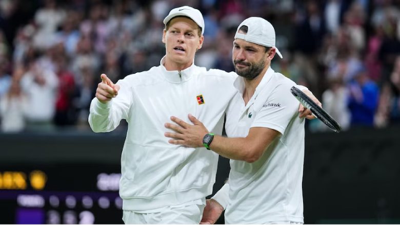 Losing 2 sets, Sinner still in the quarterfinals of Wimbledon thanks to the opponent to give up - Photo 1