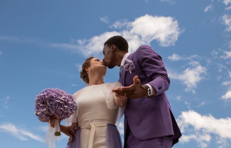 'Clown' Monfils picked up the beautiful woman Svitolina to the palace, showing off her beautiful wedding photos - Photo 3