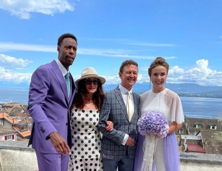'Clown' Monfils picked up the beautiful woman Svitolina to the palace, showing off her beautiful wedding photos - Photo 6