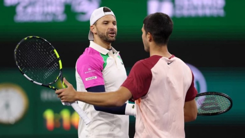Alcaraz 'debt collection' Dimitrov successfully, in the quarterfinals of Indian Wells after 74 minutes - Photo 2