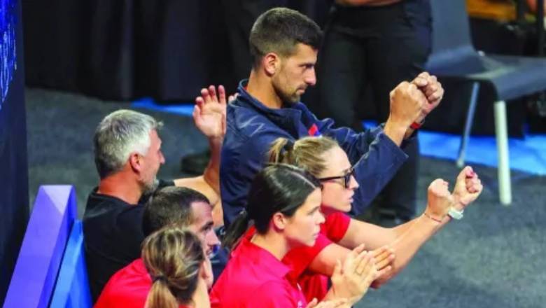 Djokovic won the match, Serbia was present in the quarterfinals of United Cup 2024 - Photo 2