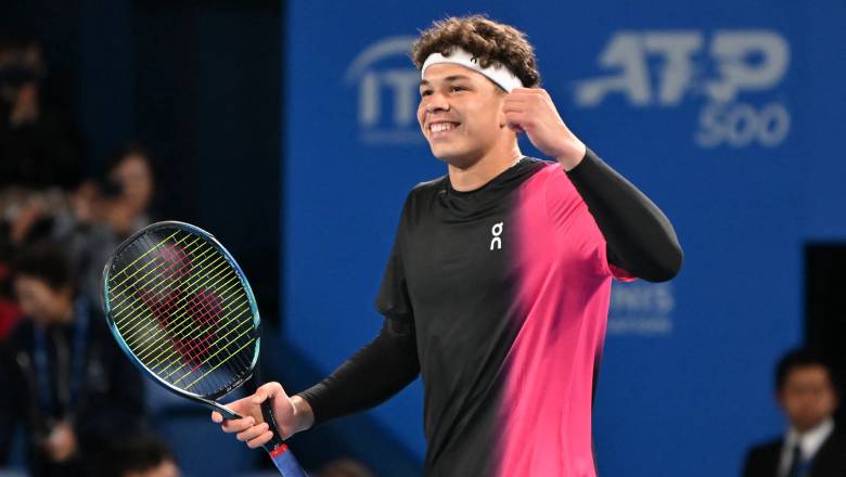 American prodigy Ben Shelton won the JAPAN Open 2023, rising to 15 ATP - Photo 2