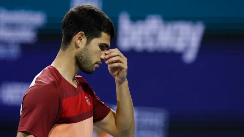 Alcaraz admits to being eliminated early in Miami Open because of physical problem - Photo 1