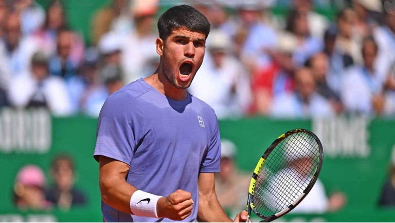 Alcaraz easily won tickets to the quarterfinals of Monte Carlo Masters, Medvedev was eliminated - Photo 1