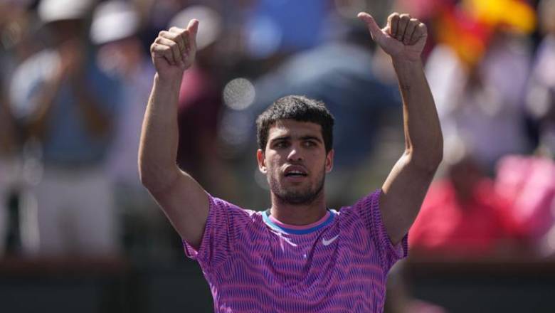 Alcaraz met Zverev in the quarterfinals of Indian Wells Masters 2024 - Photo 1