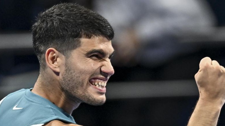 Alcaraz starts smoothly at Doha Open 2025, Dimitrov is eliminated - Photo 1
