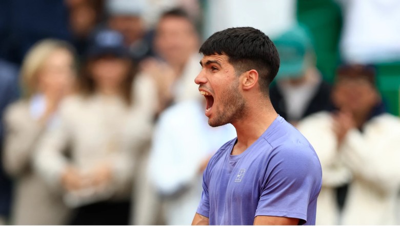 Alcaraz upstream in round 3 Monte Carlo Masters 2025 - Photo 1