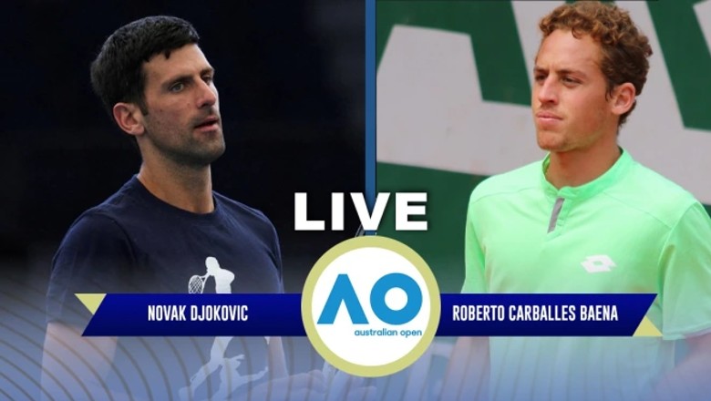 Direct Djokovic vs Carballes Baena Tennis, Australian Round 1 - 17:30 on January 17 - Photo 1