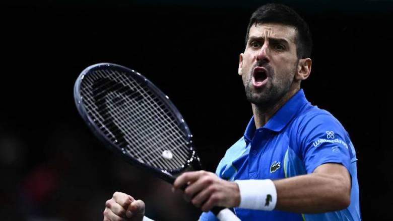Djokovic 'debt collection' successfully, turning Holger Rune into a former king at Paris Masters - Photo 1