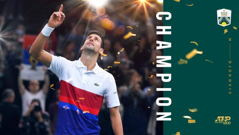 Djokovic avenge Medvedev successfully, crowned Paris Masters for the 6th - Photo 2