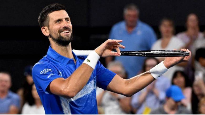 Djokovic defeated the 20th Monfils, in the quarterfinals of Brisbane International 2025 - Photo 1