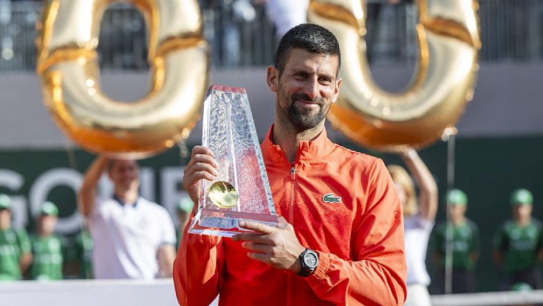Djokovic won the Geneva Open 2025, officially reached the 100 title - Photo 1